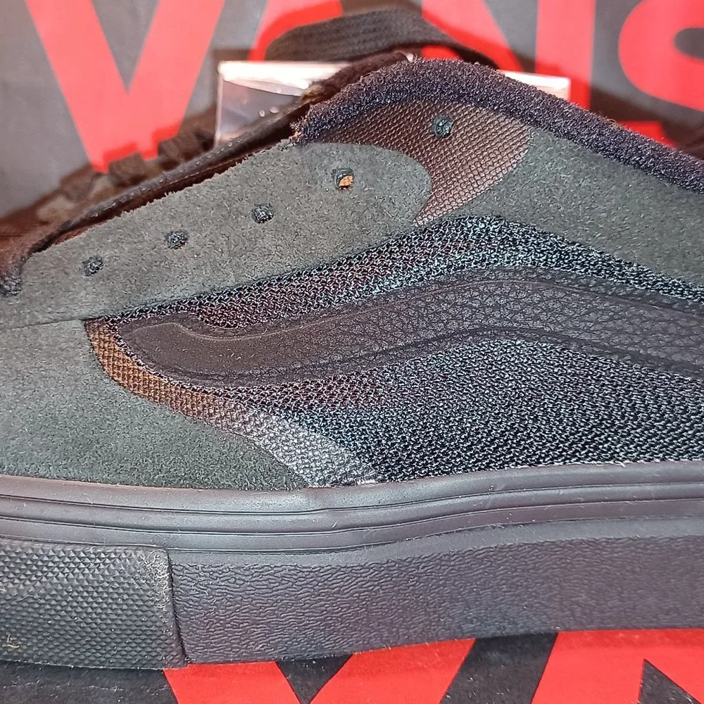 Vans Black/Black Rowley Rapidweld Popcush Men's 6.5 VN0A4DKSBKA